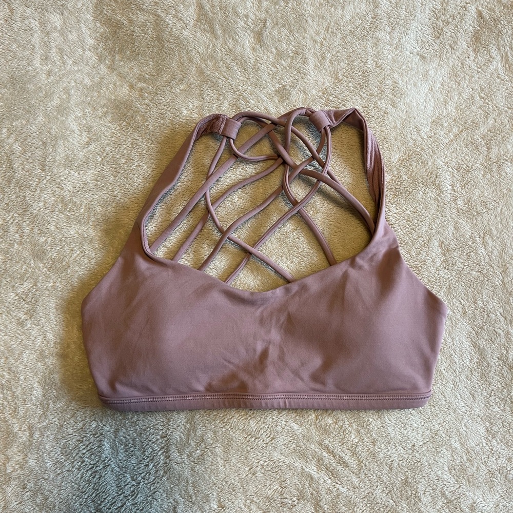 Lululemon Pink Haze Free to Be Bra